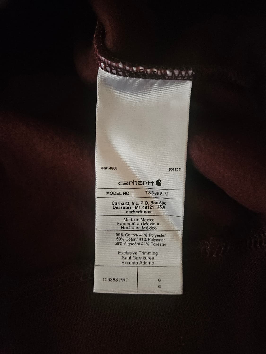 [새상품] 칼하트 후드티 기모 상품이미지4