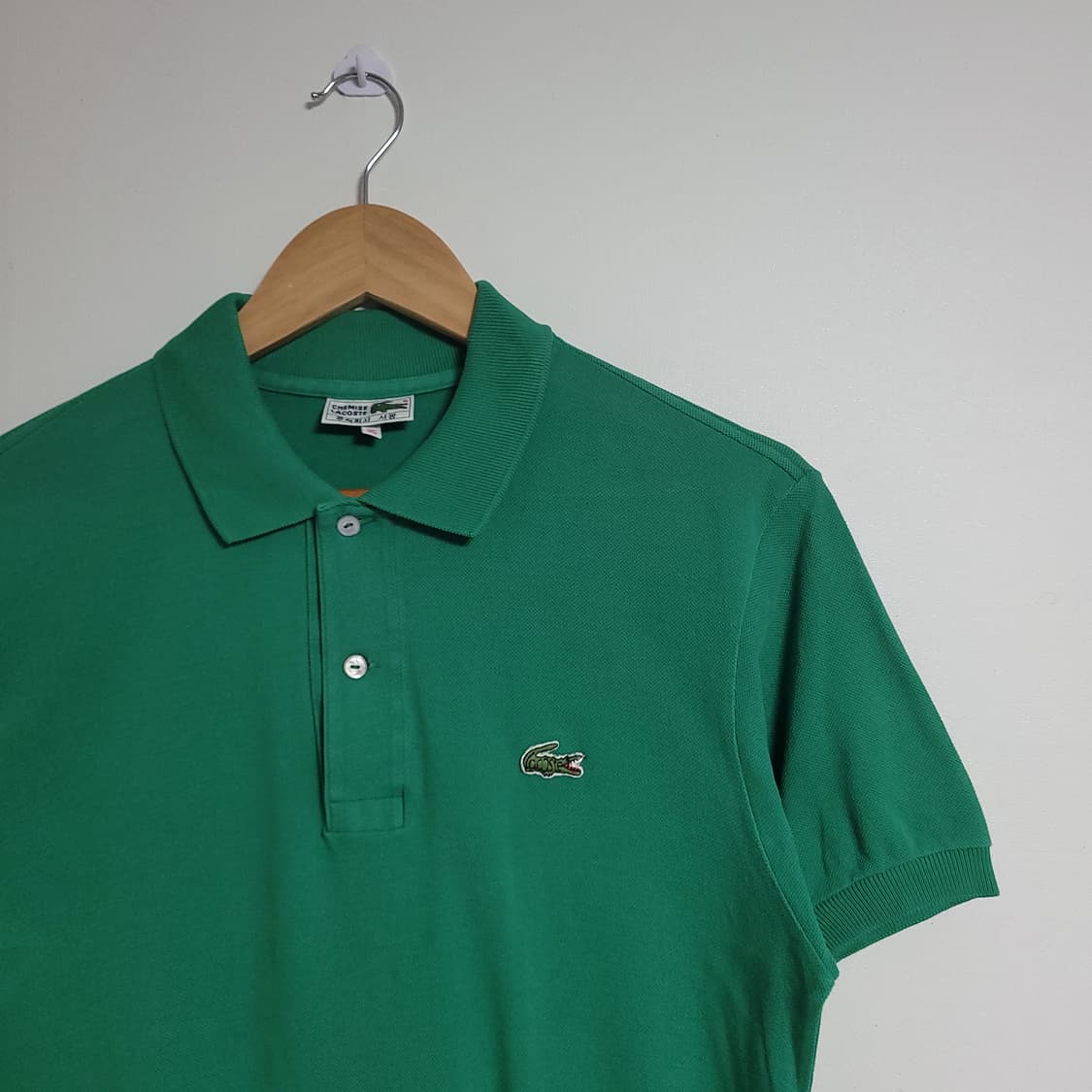 (95) LACOSTE 라코스테 그린 반팔 카라 티셔츠 상품이미지2