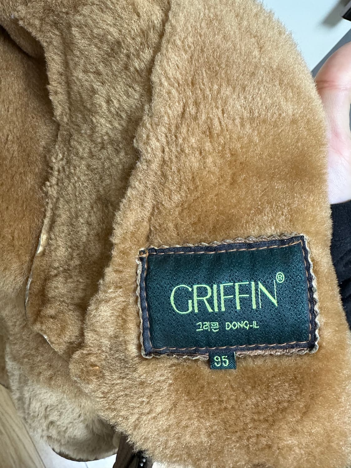 빈티지 그리핀 무스탕 자켓 팝니다 (양가죽) 상품이미지10