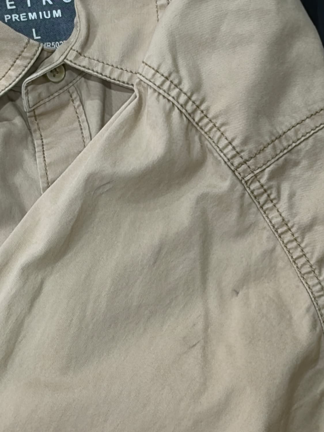 랭글러(Wrangler) 레트로 프리미엄 웨스턴 베이지 셔츠 상품이미지7