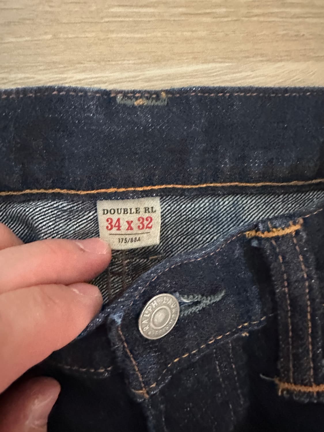 RRL 더블알엘 빈파포 빈티지파이브포켓 이스트웨스트 34x32판매합니다 상품이미지10