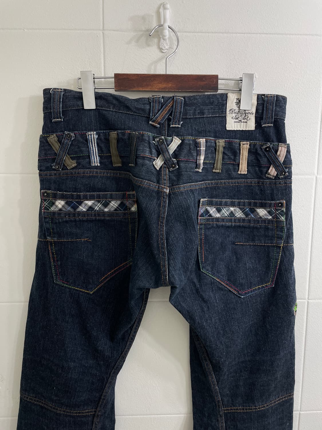 도미네이트 핸드크래프트 더블 웨이스트 코르티스깔 스트릿 데님 진 상품이미지7