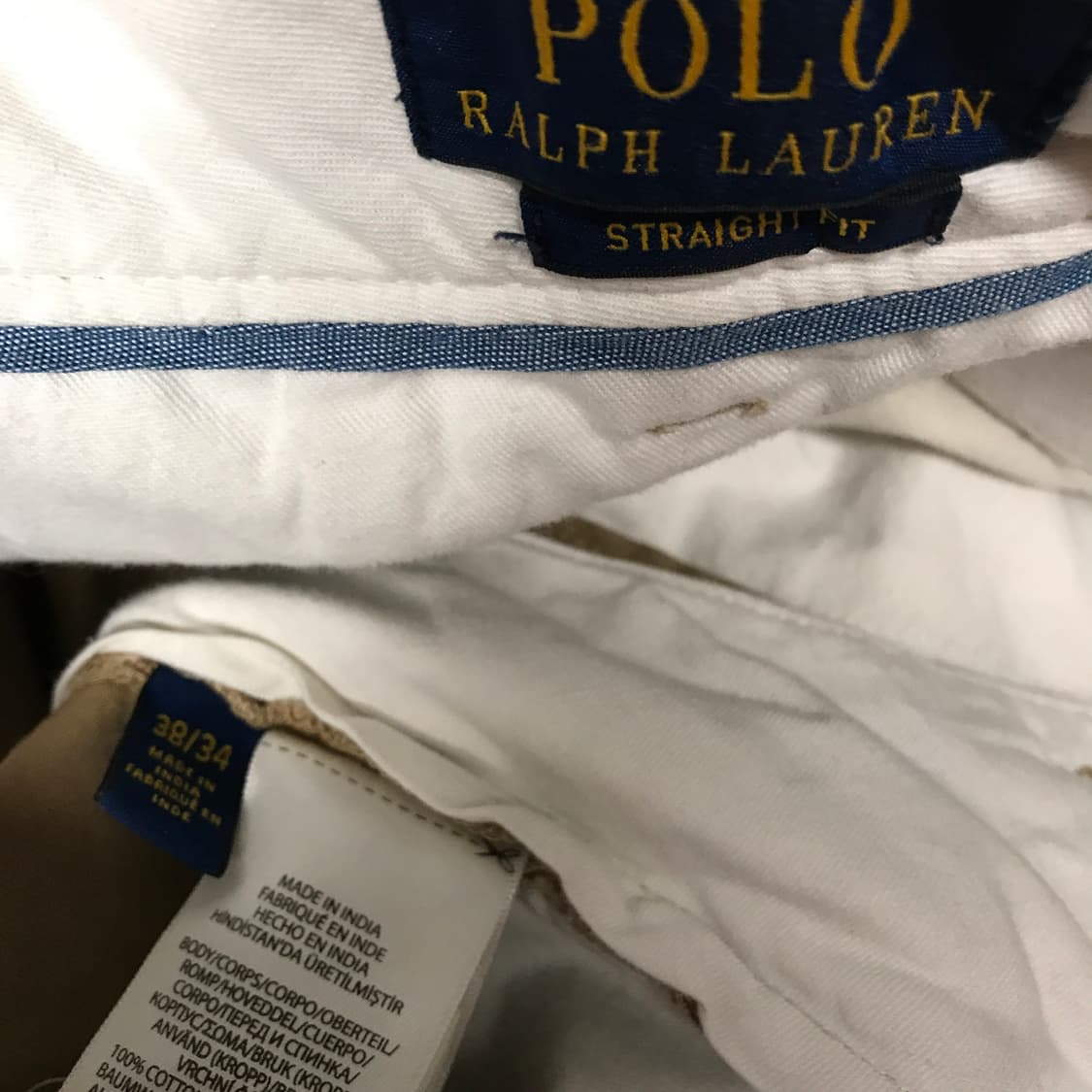 폴로 랄프로렌 멀티 자수 치노 팬츠 베이지 38/34 상품이미지5