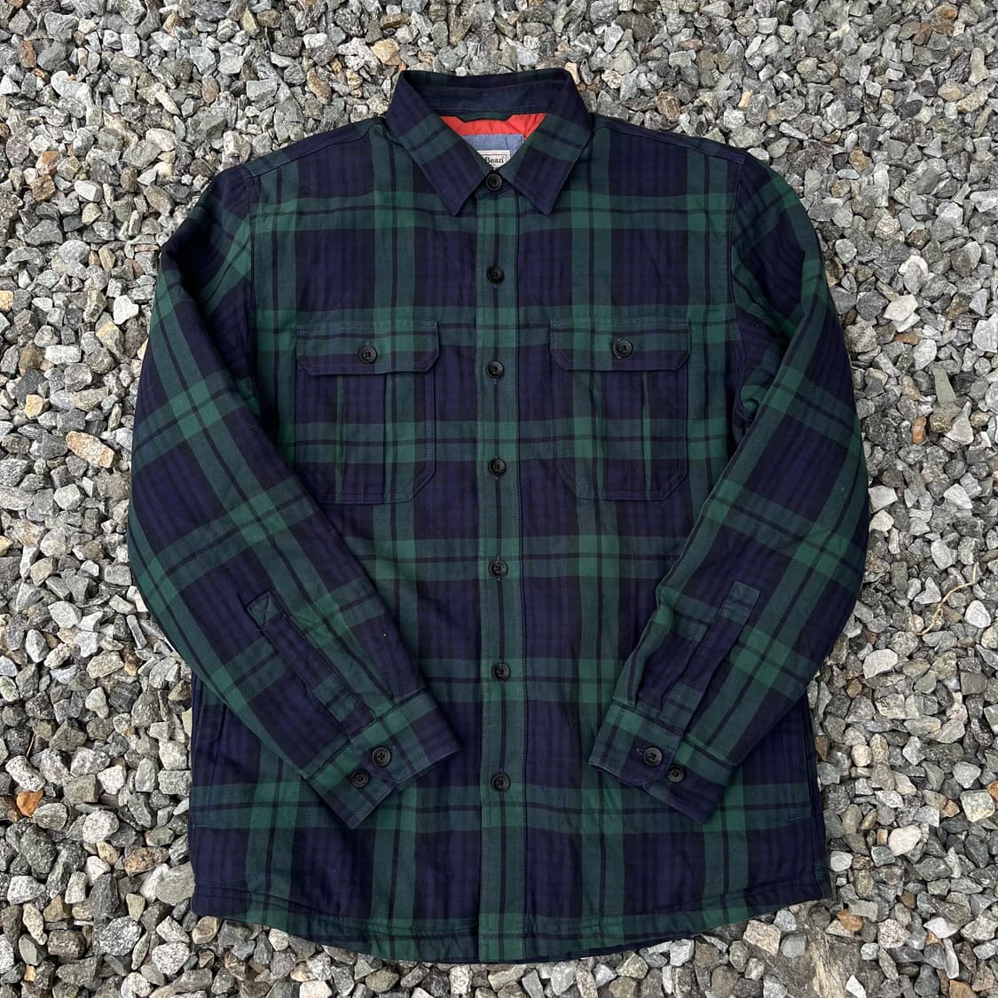 L.L.Bean 체크 퀼팅자켓(실측확인) 상품이미지1