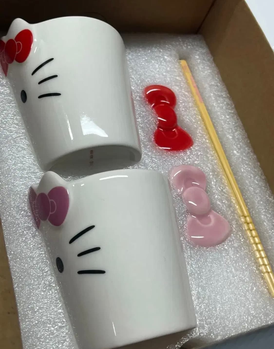 산리오 헬로키티 소바세트 그릇 상품이미지2