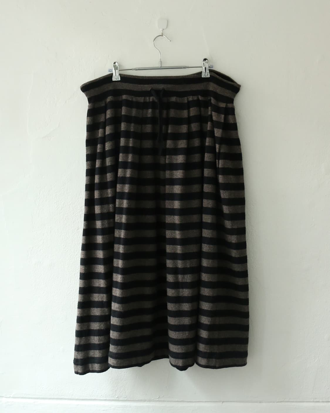 요지야마모토 느와르 스트라이프 스커트 상품이미지4