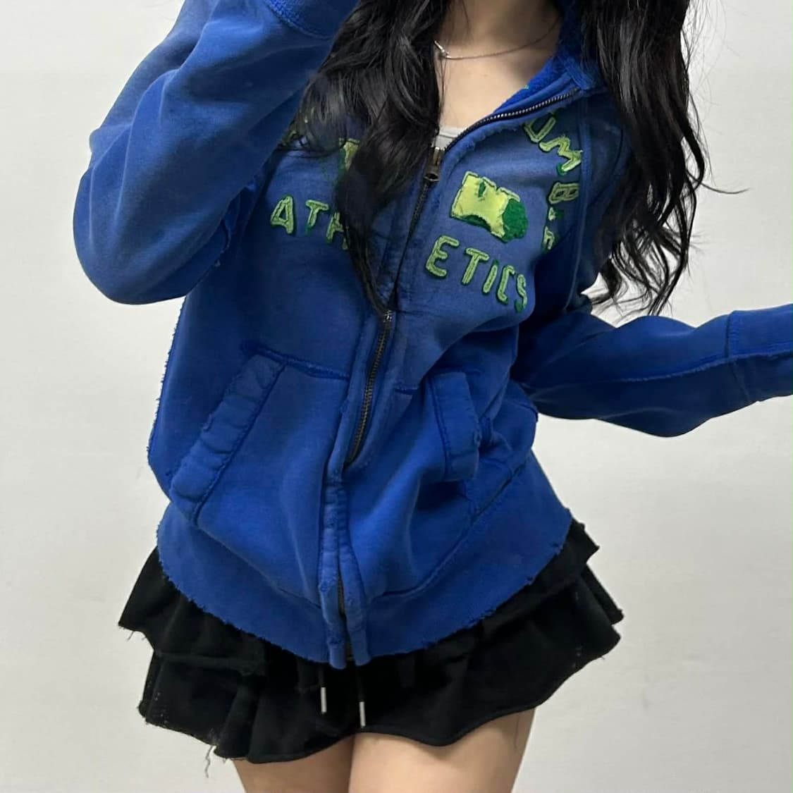 아베크롬비 영파씨 착용 대장급 올드스쿨 후드집업 희귀져지(M) 상품이미지1