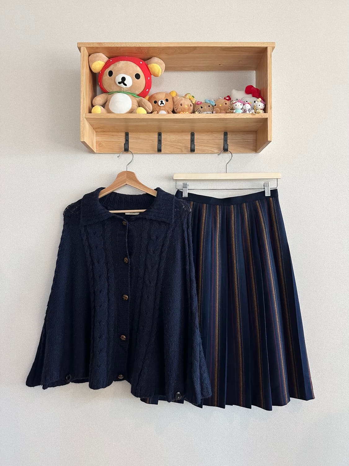 jpn 하구미 스즈코 너드 모리걸 히피 아오이유우 코디세트 상품이미지1