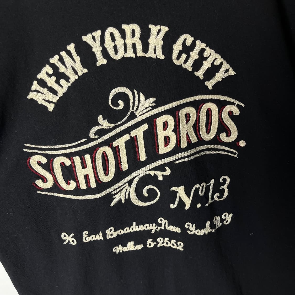 [Schott] 쇼트 체인스티치 반팔티셔츠 상품이미지4