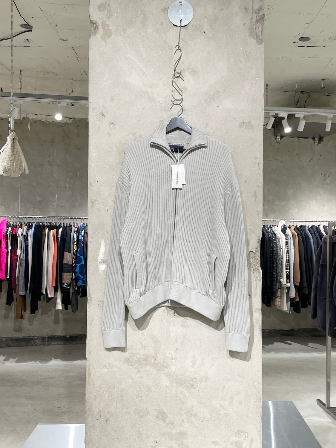 디스이즈네버댓 그레이 투 웨이 풀 집 가디건 상품이미지1