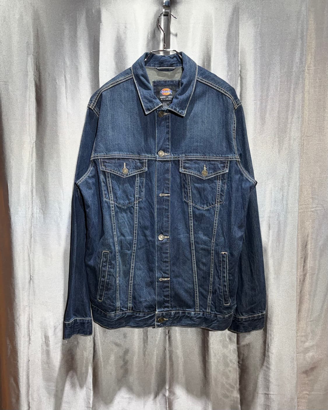 XL 디키즈 투포켓 진청 데님자켓 상품이미지2