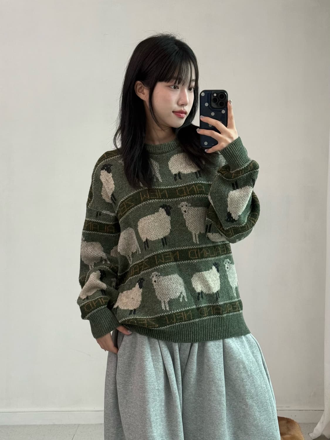 빈티지 뉴질랜드 양 니트 상품이미지4