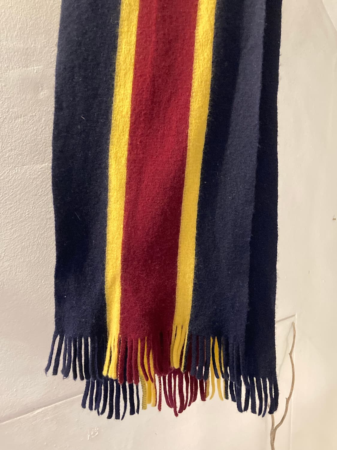 삼색 스트라이프 배색 머플러 상품이미지3