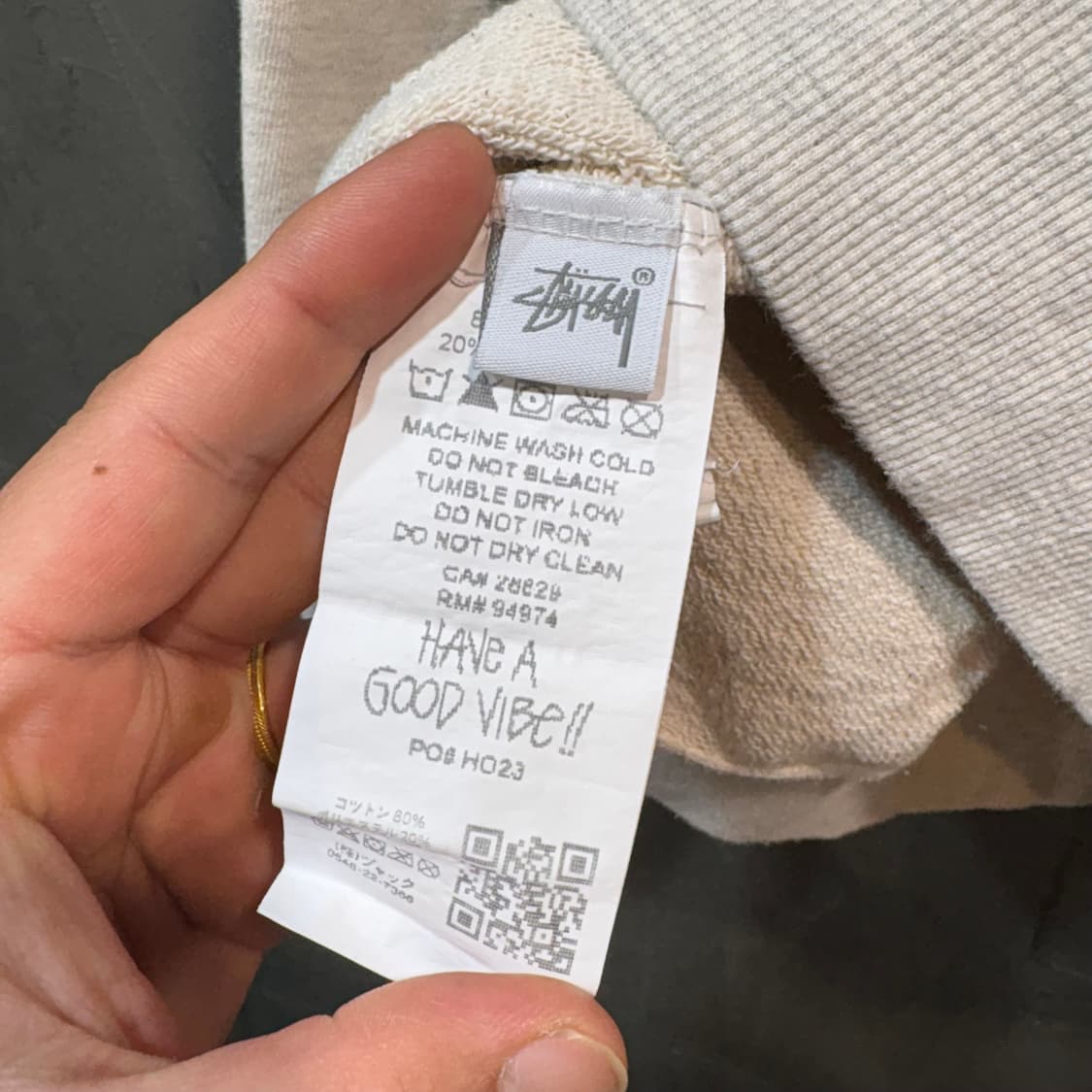 [XL] STUSSY 스투시 월드투어 스웻 셔츠 상품이미지7