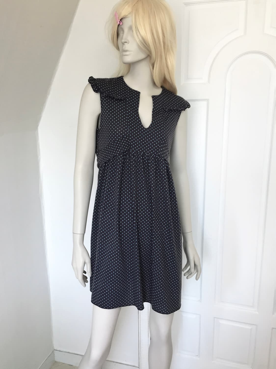 Cute Star Print Sailor Collar Dress 상품이미지7