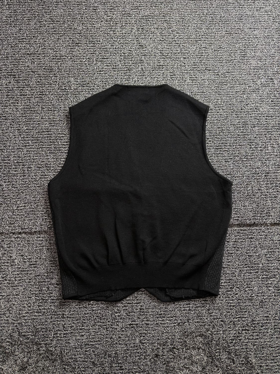 90s YSL 입생로랑 해링본 패턴 울 니트 조끼 2875 상품이미지4