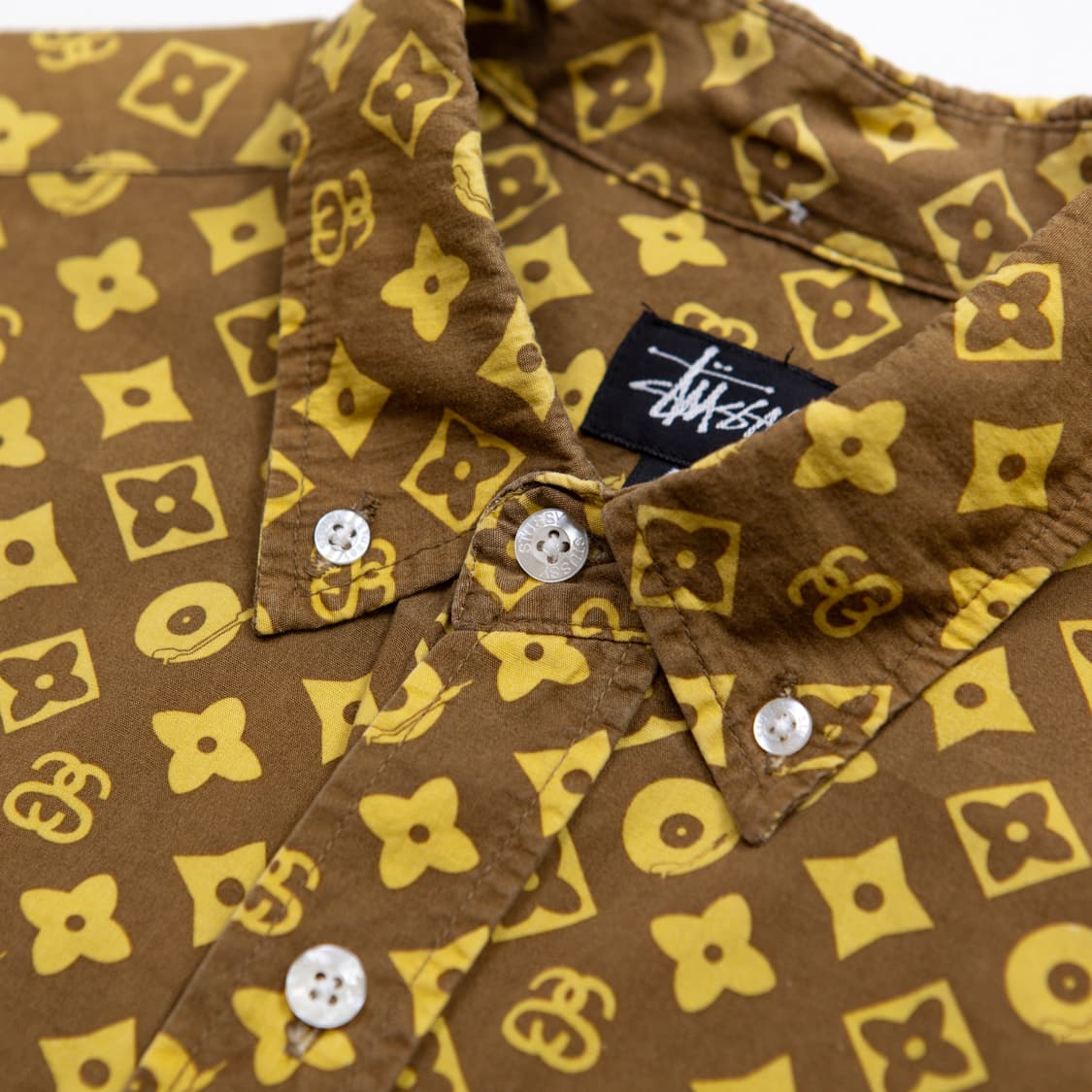 90s 스투시 모노그램 루이비통 패러디 셔츠 상품이미지6