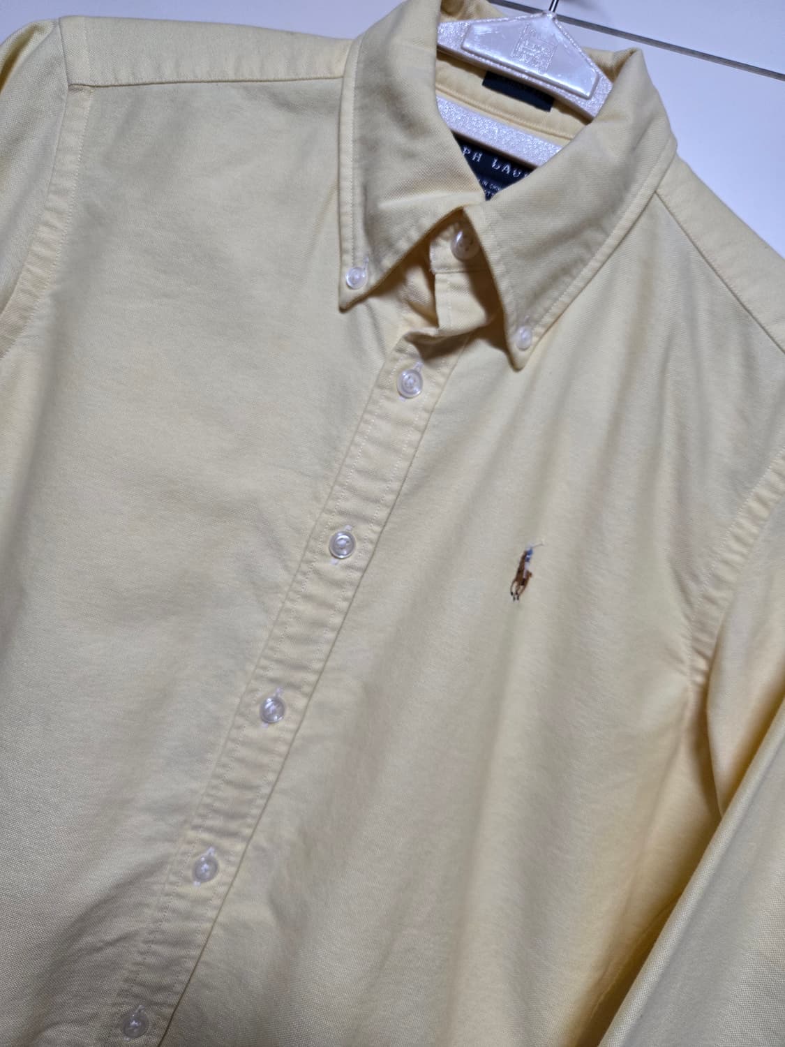 로렌 랄프로렌 여성 엘로우 옥스포드 셔츠 상품이미지2