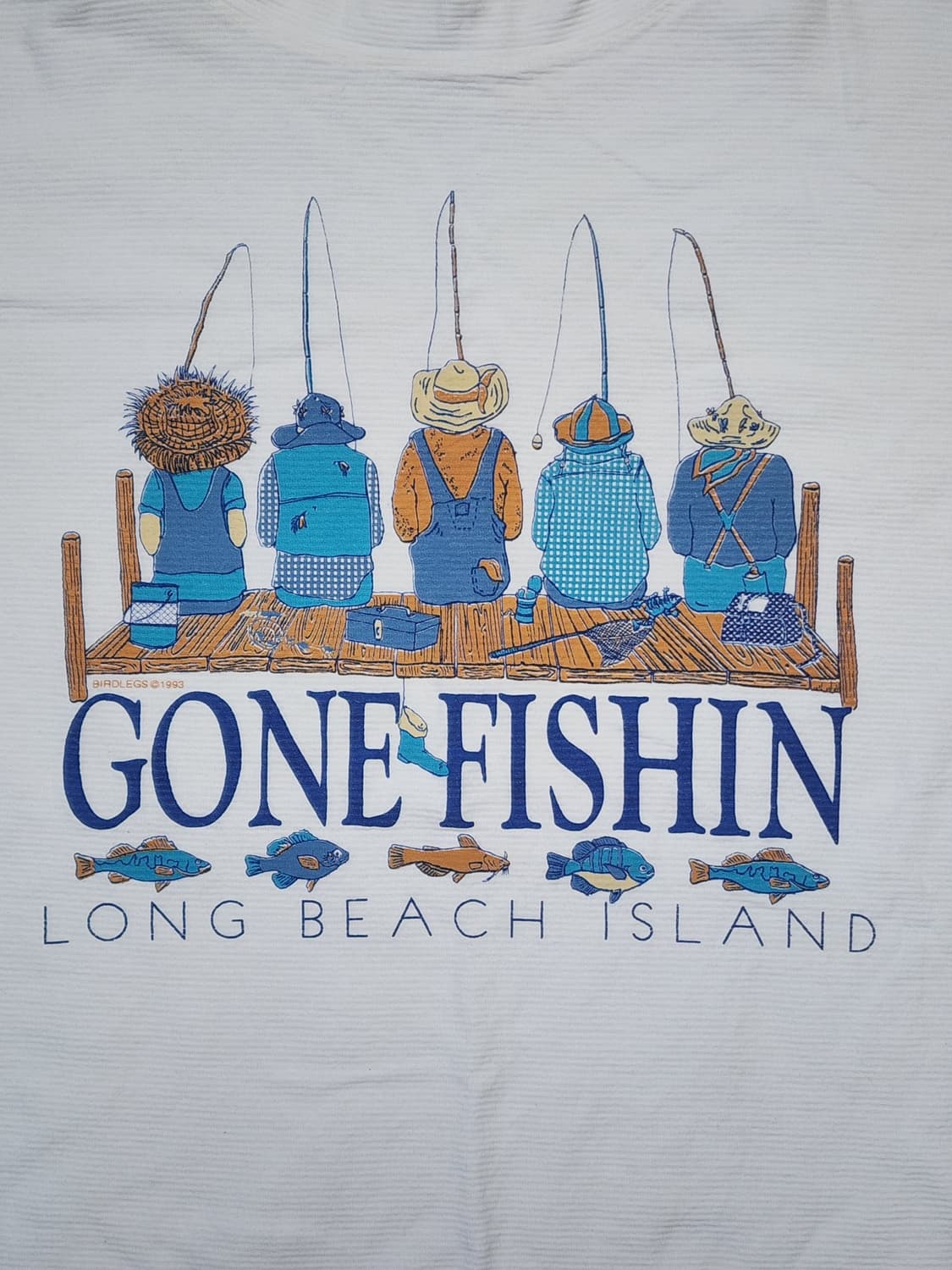 90s Gone Fishin 롱비치 빈티지 티셔츠103 상품이미지5