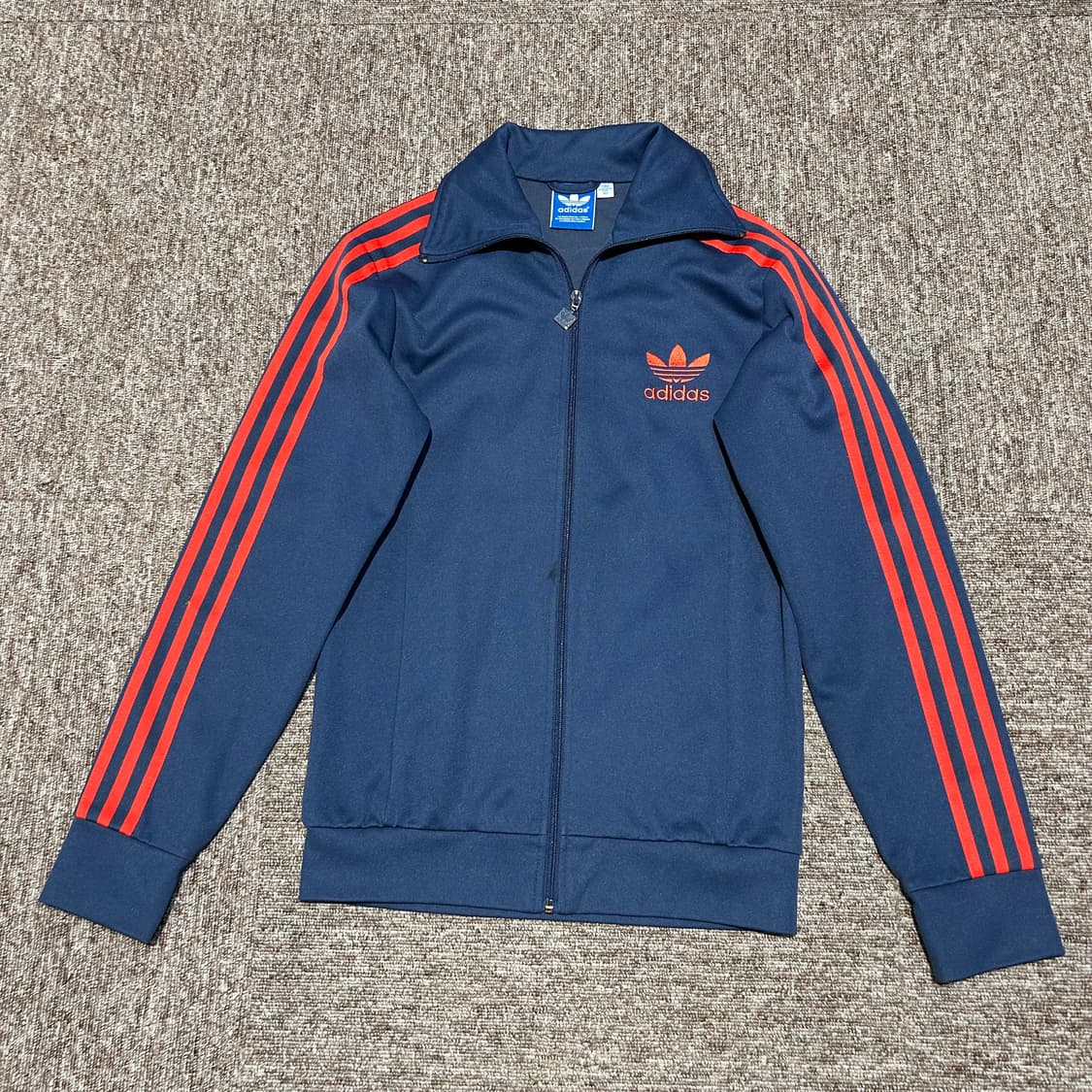 S) 아디다스 유로파 져지 집업 트랙탑 네이비&레드 상품이미지1
