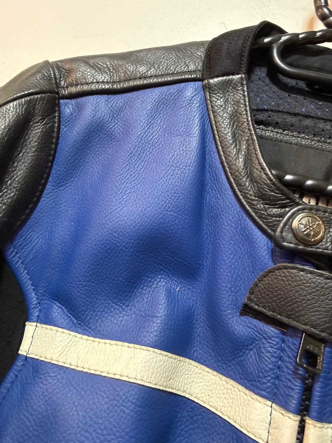 야마하 가죽 라이더 자켓 M 상품이미지5