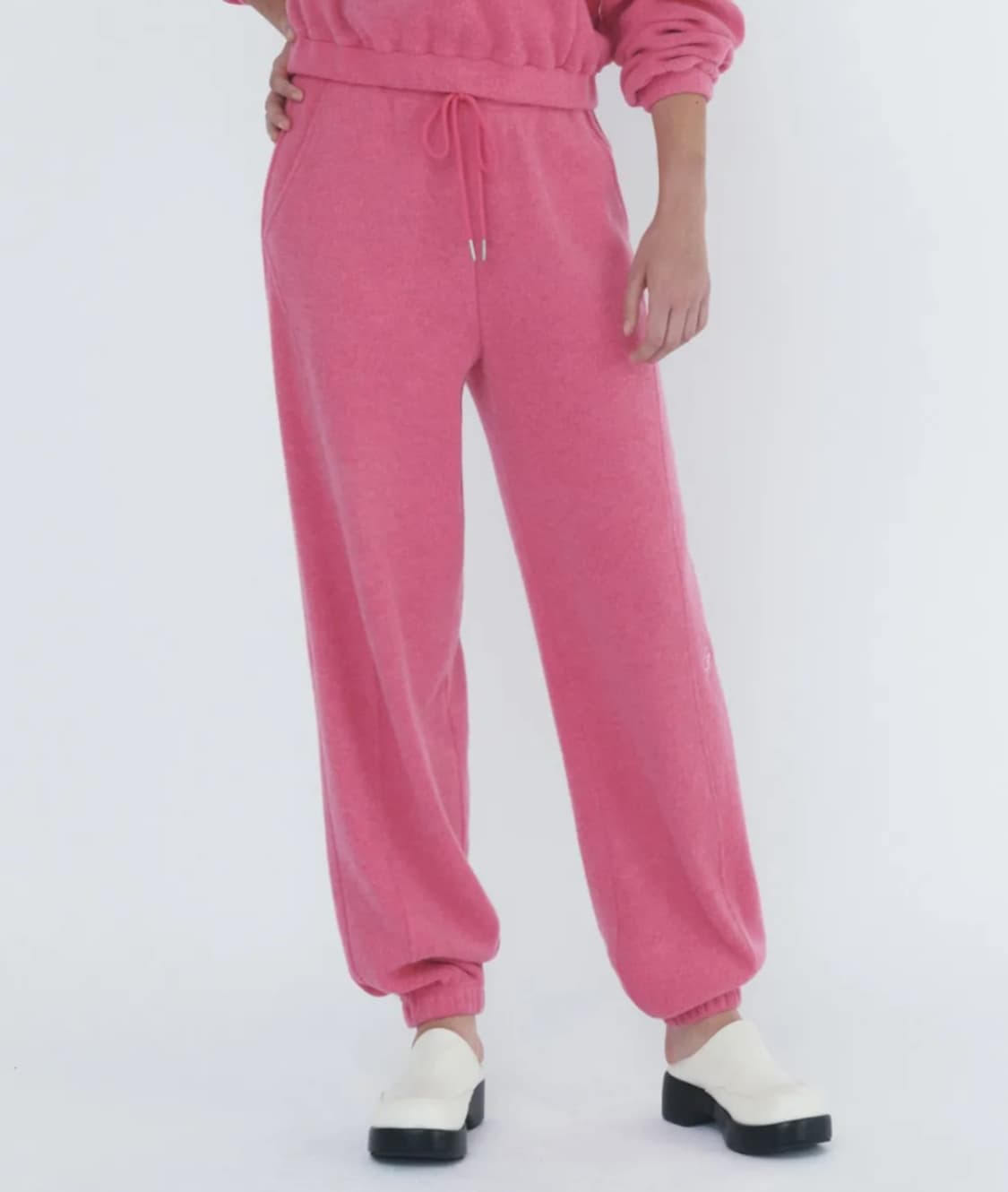 시티브리즈 플리스 밴딩팬츠 핫핑크 상품이미지1