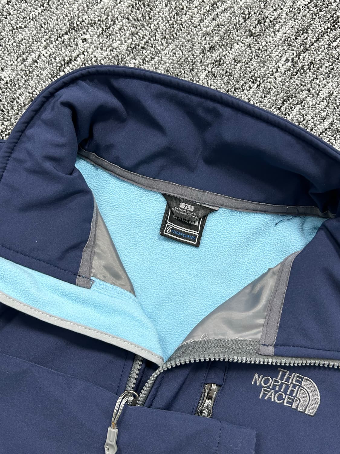 노스페이스 네이비 플라이트 시리즈 소프트쉘 자켓 XL 상품이미지5