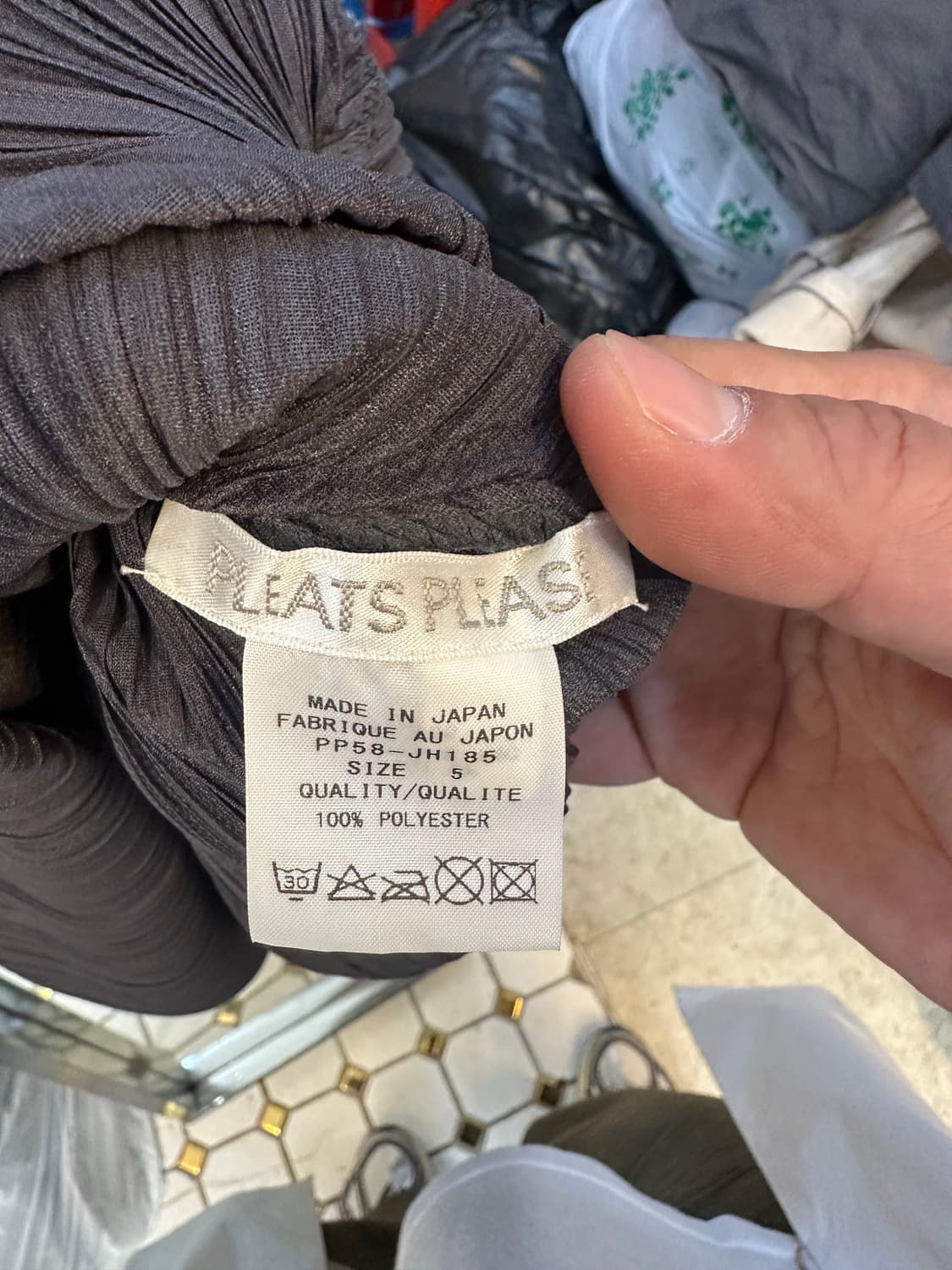 회색 플리츠 플리즈 롱원피스 상품이미지5