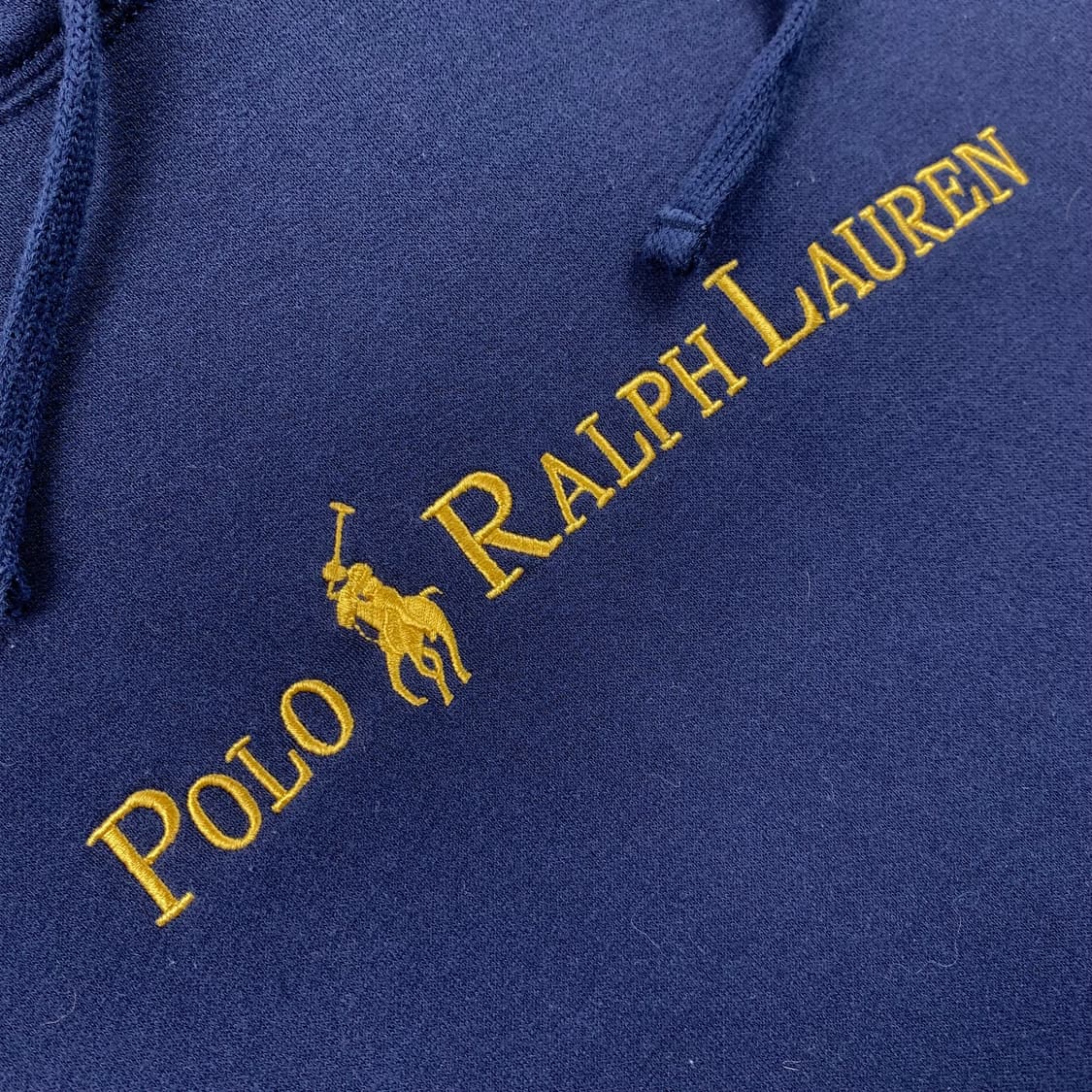 폴로 랄프로렌 x 빔즈 네이비앤골드로고 컬렉션 후드티 네이비 상품이미지3