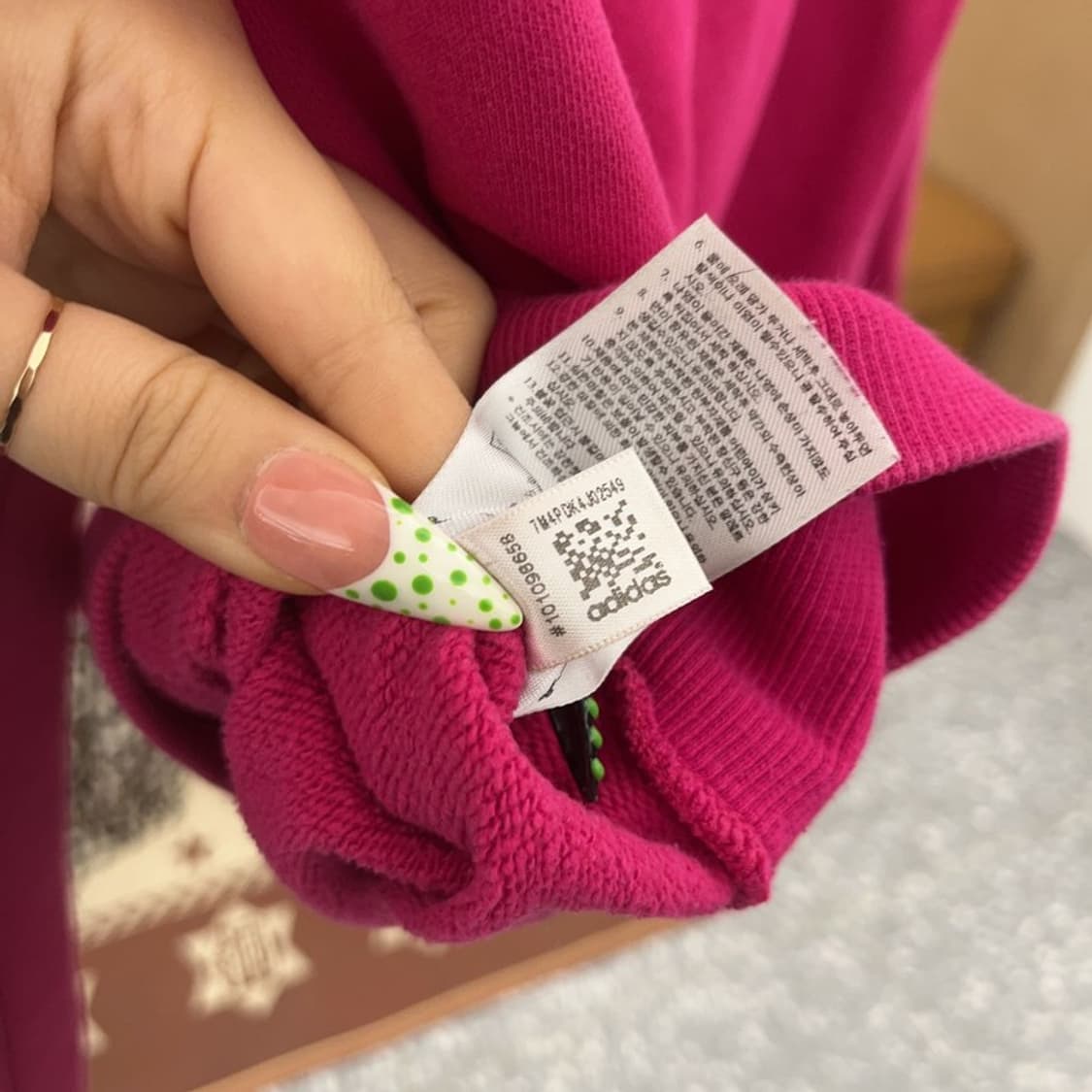 아디다스 Y2K 00's 대장급 핫핑크 후드티 95 C09181 상품이미지7