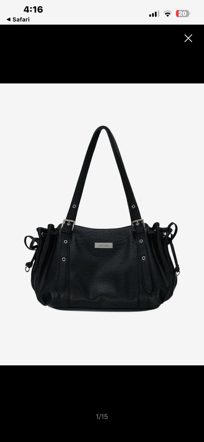 애즈온 가방 헤븐백 블랙 HEAVEN BAG  BLACK 상품이미지1