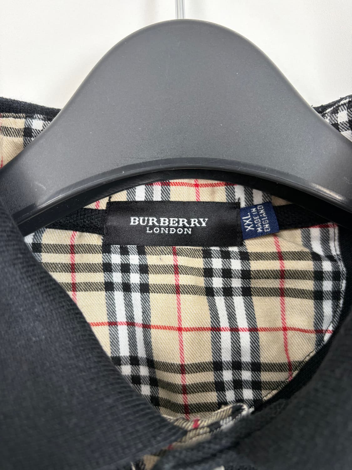 a331) 버버리 반팔 카라티 상품이미지4