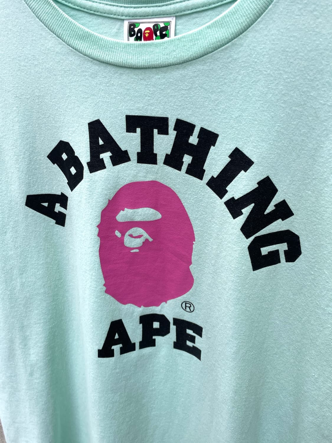 A BATHING APE® Head Logo t-shirt 상품이미지2
