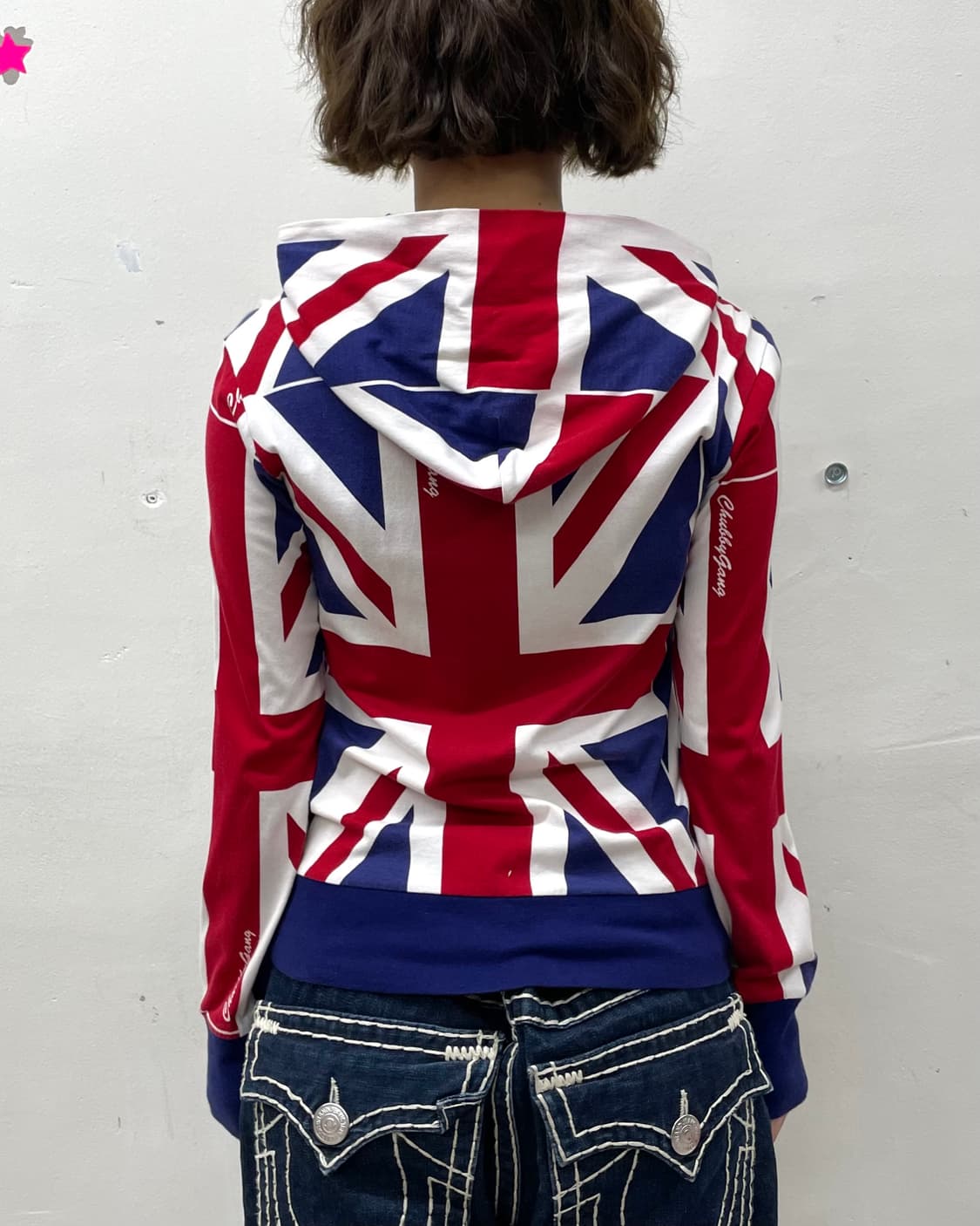 Big American Flag Hooded Zip-Up 상품이미지3