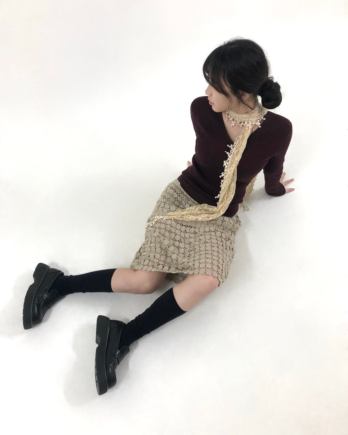 [코디세트] Wine & Lace set 상품이미지1