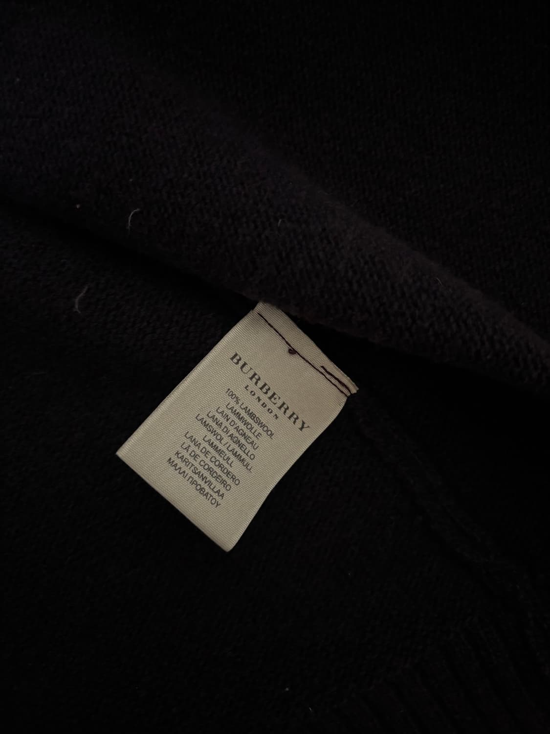 버버리 앨보우 패치 니트집업 상품이미지4