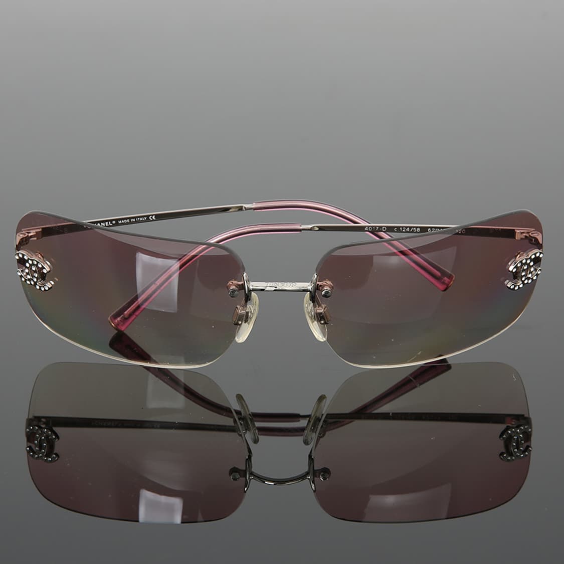 샤넬 라인스톤 CC로고 선글라스 긱시크 무테 안경 4017-D 상품이미지8