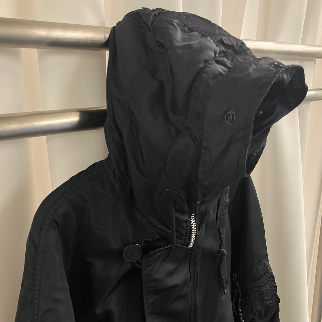 알파인더스트리 블랙 N3B 파카 M 상품이미지4