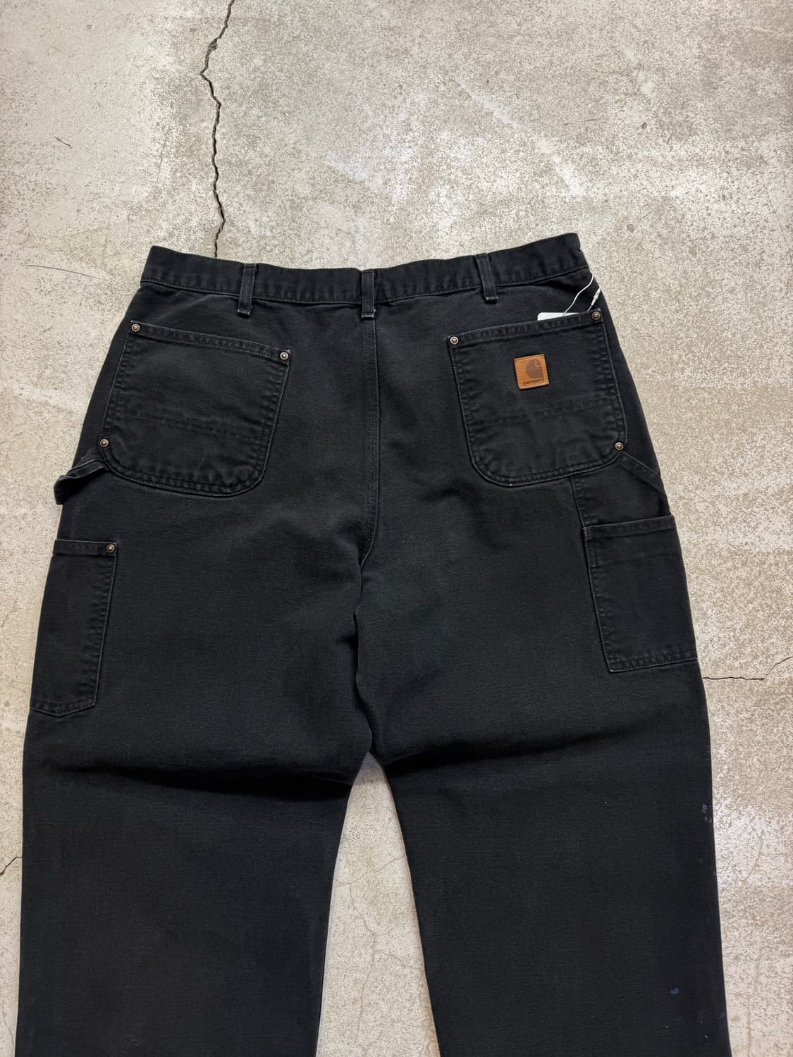 칼하트 B136 BLK 더블니 워크팬츠 상품이미지4