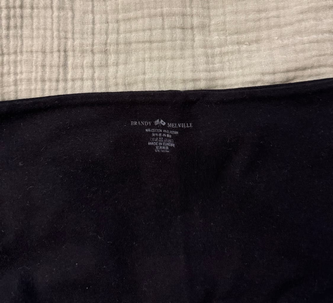 Brandy Melville top-black  상품이미지4