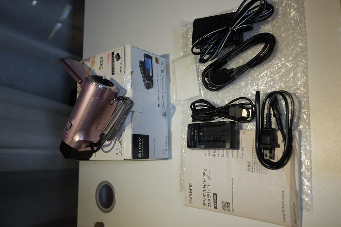 🎀 풀박) Sony HDR-CX390 사쿠라 핑크 빈티지 캠코더 🎀 상품이미지9