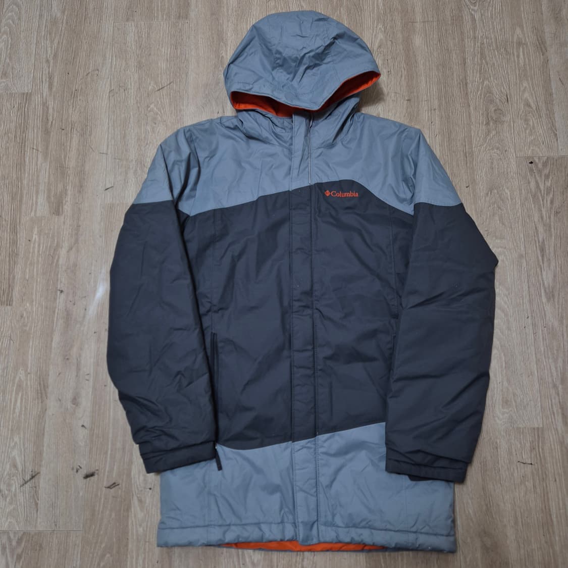 컬럼비아 남성 배색 후드 바람막이 자켓 L(100) 상품이미지1