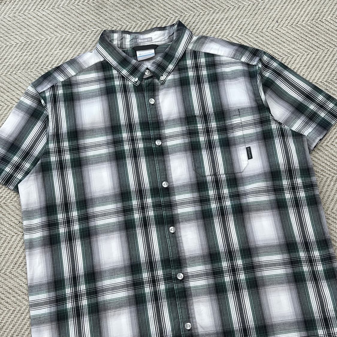 컬럼비아 체크 하프 셔츠 r3571 상품이미지3