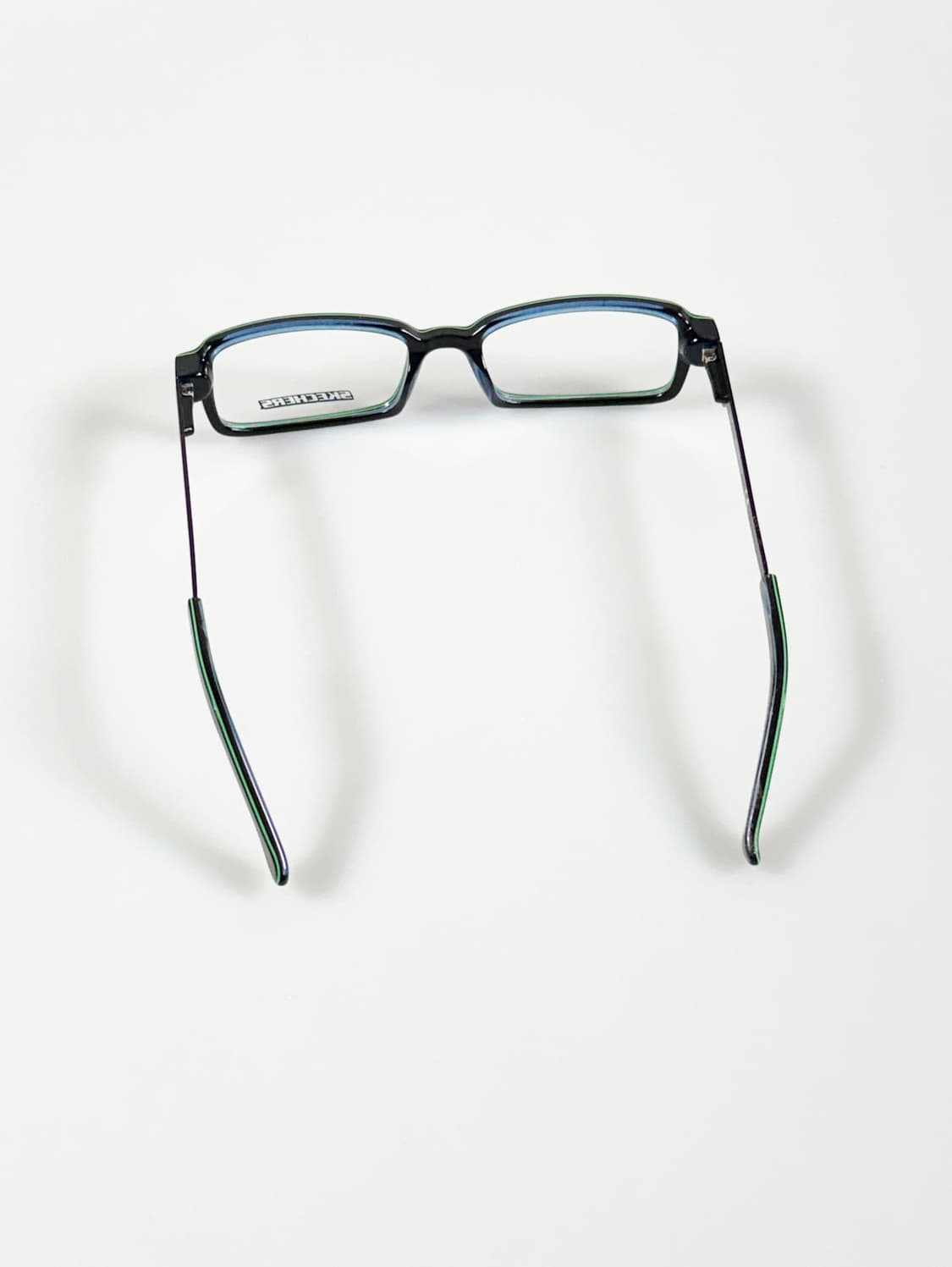 SKECHERS 블랙 뿔테 스퀘어 빈티지 안경 상품이미지5