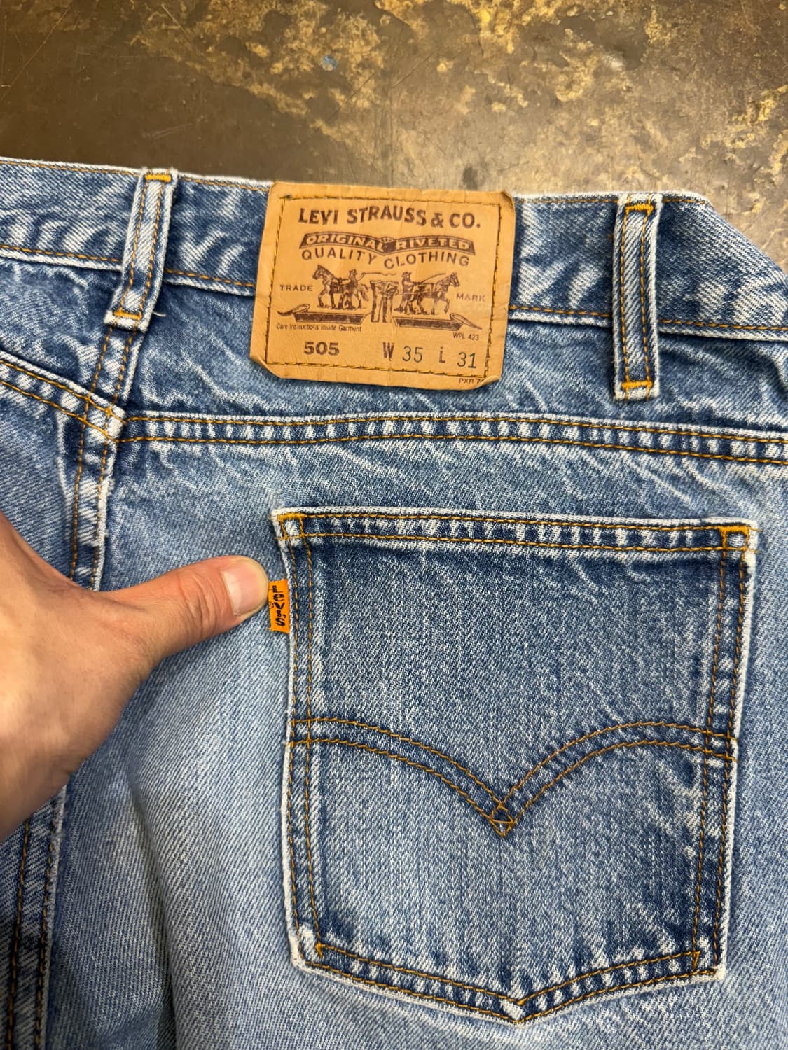 리바이스 505오렌지탭(34) 상품이미지5