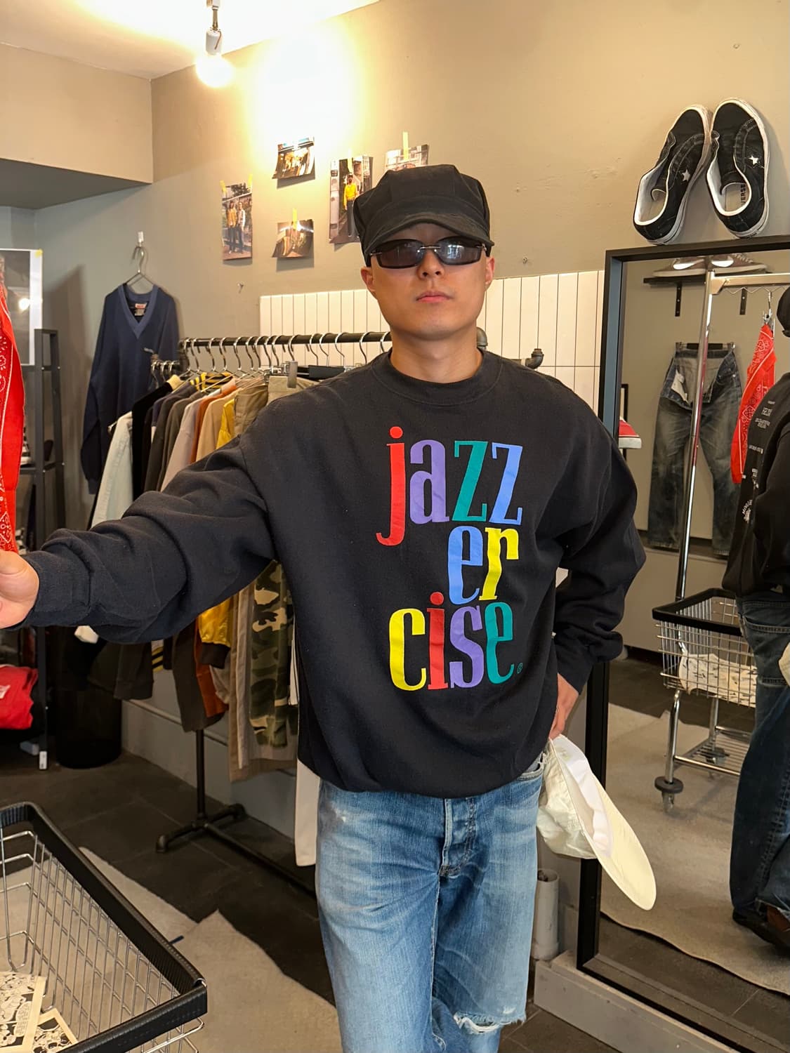90’s Tultex Jazzercise sponsor sweatshir 상품이미지1