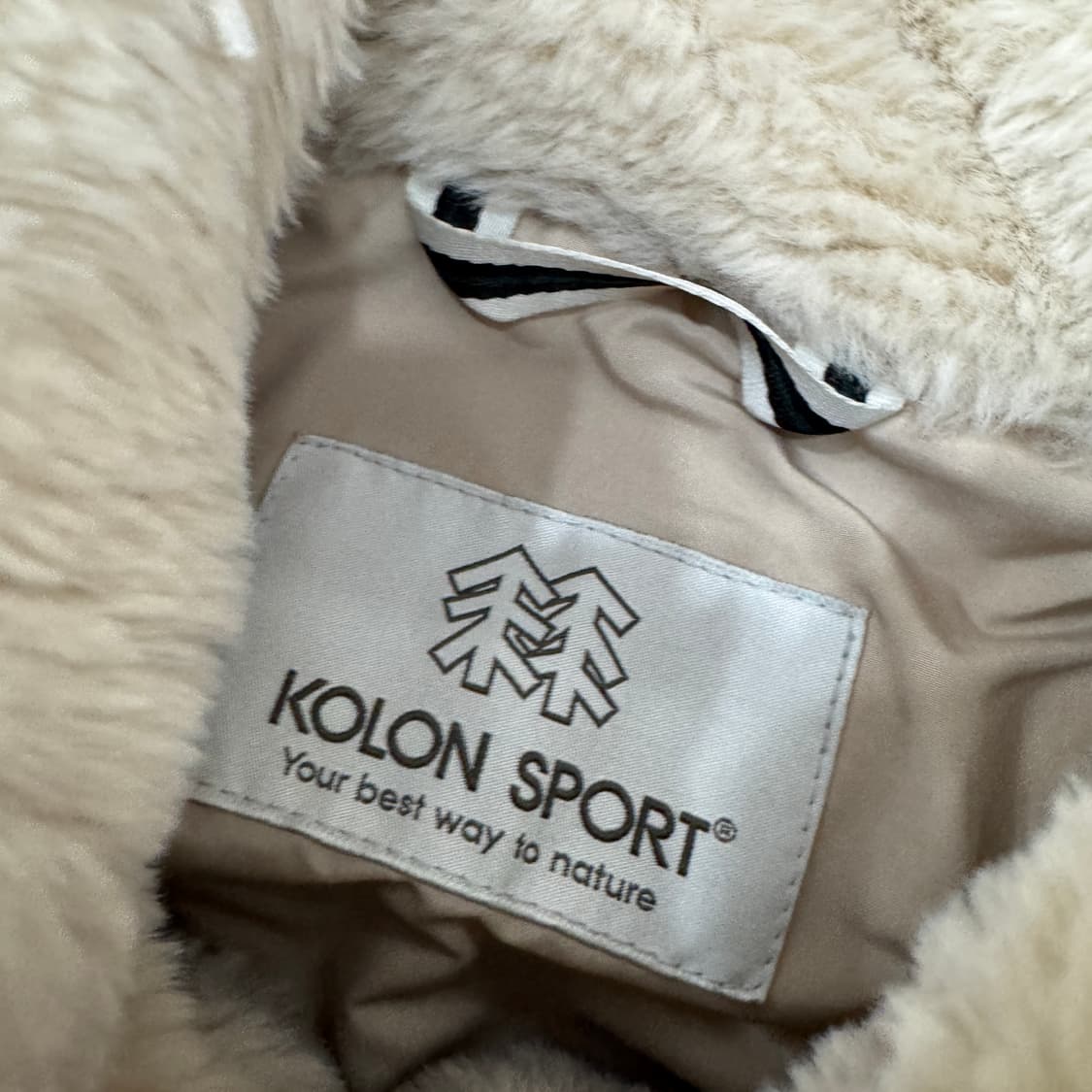 여성용 90 코오롱스포츠 에코퍼 후드재킷 상품이미지5