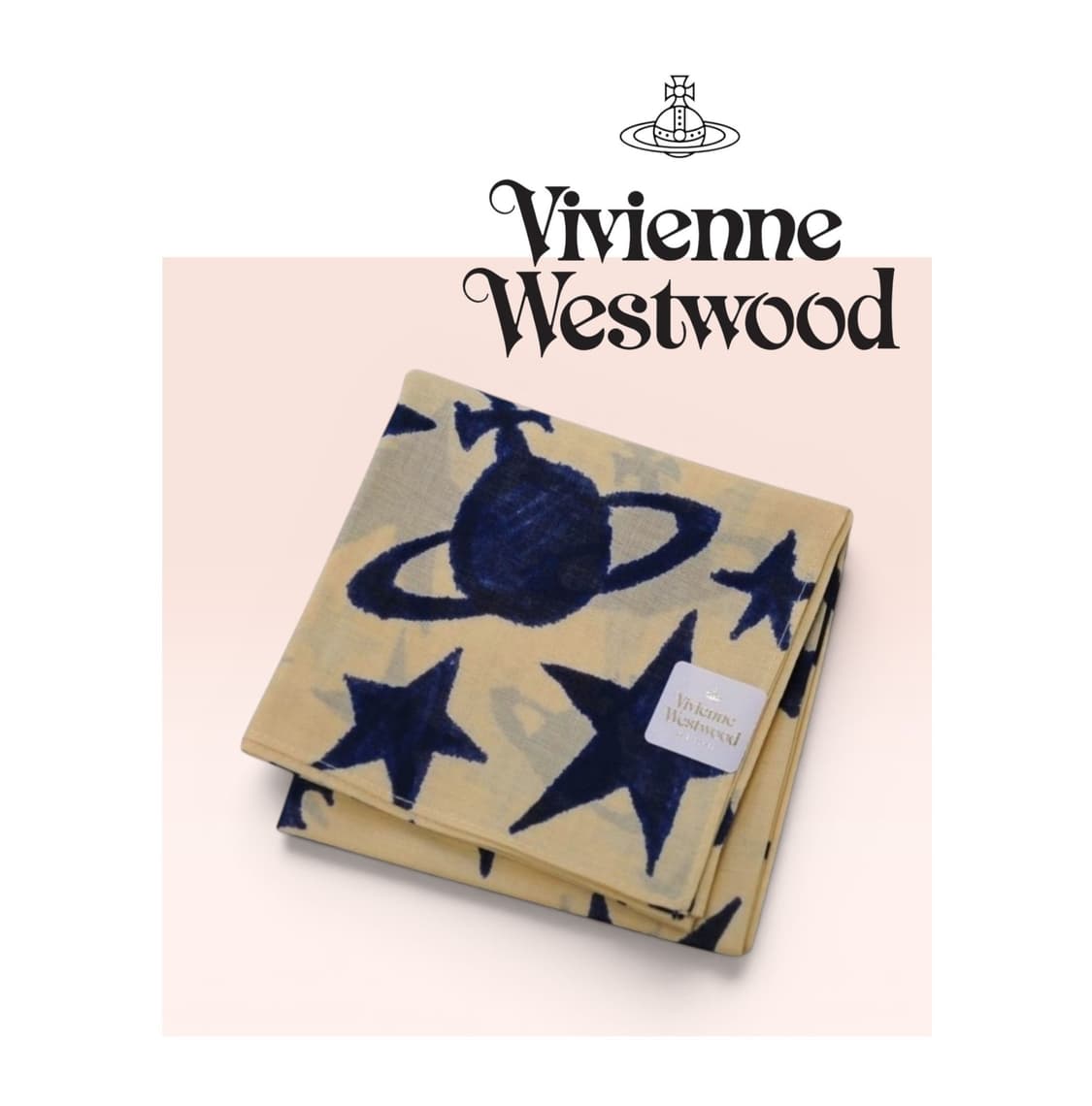 비비안웨스트우드 면 손수건 (새상품 with Case) 상품이미지1