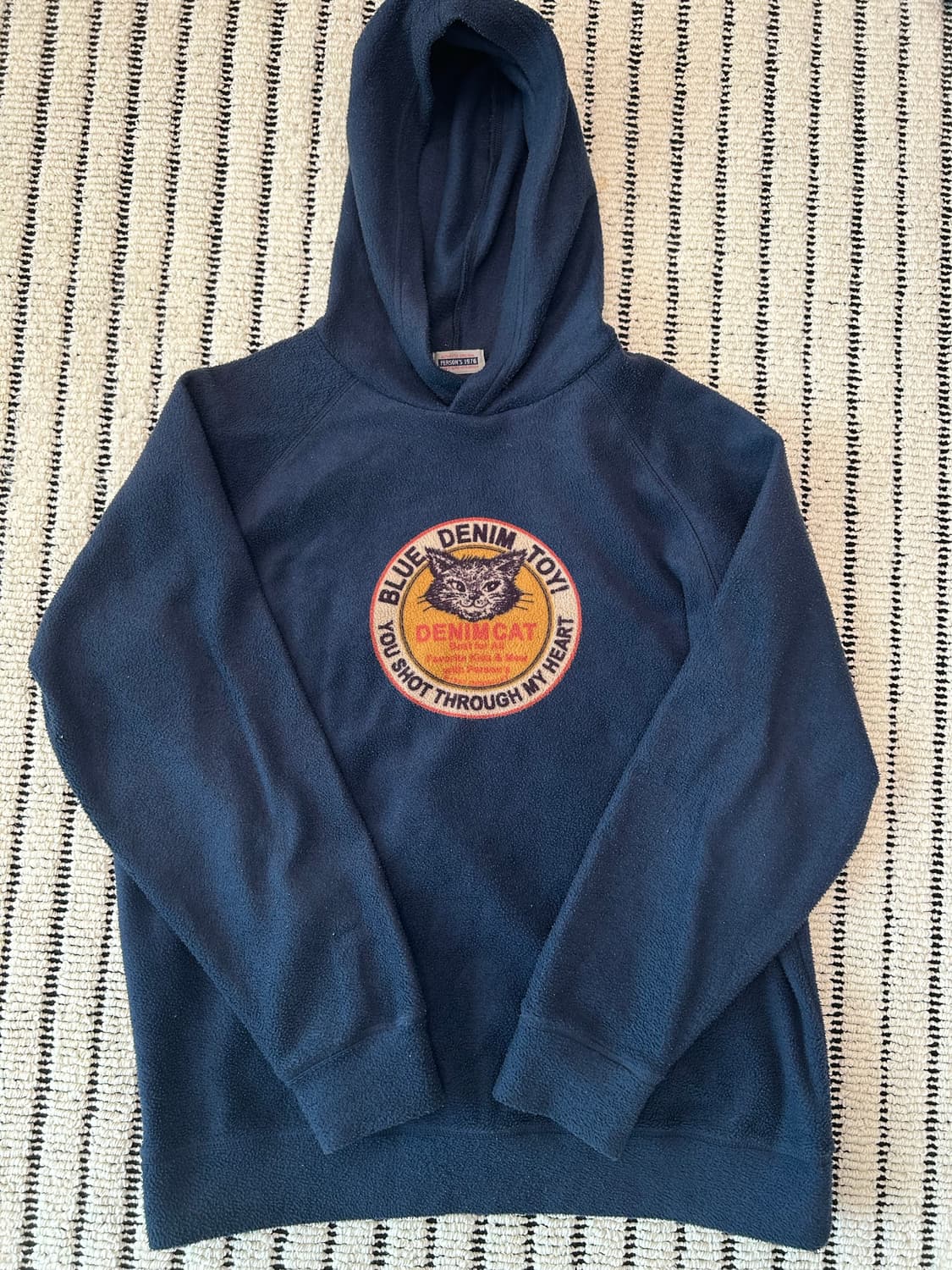 DenimCat 후리스 후드티 상품이미지1