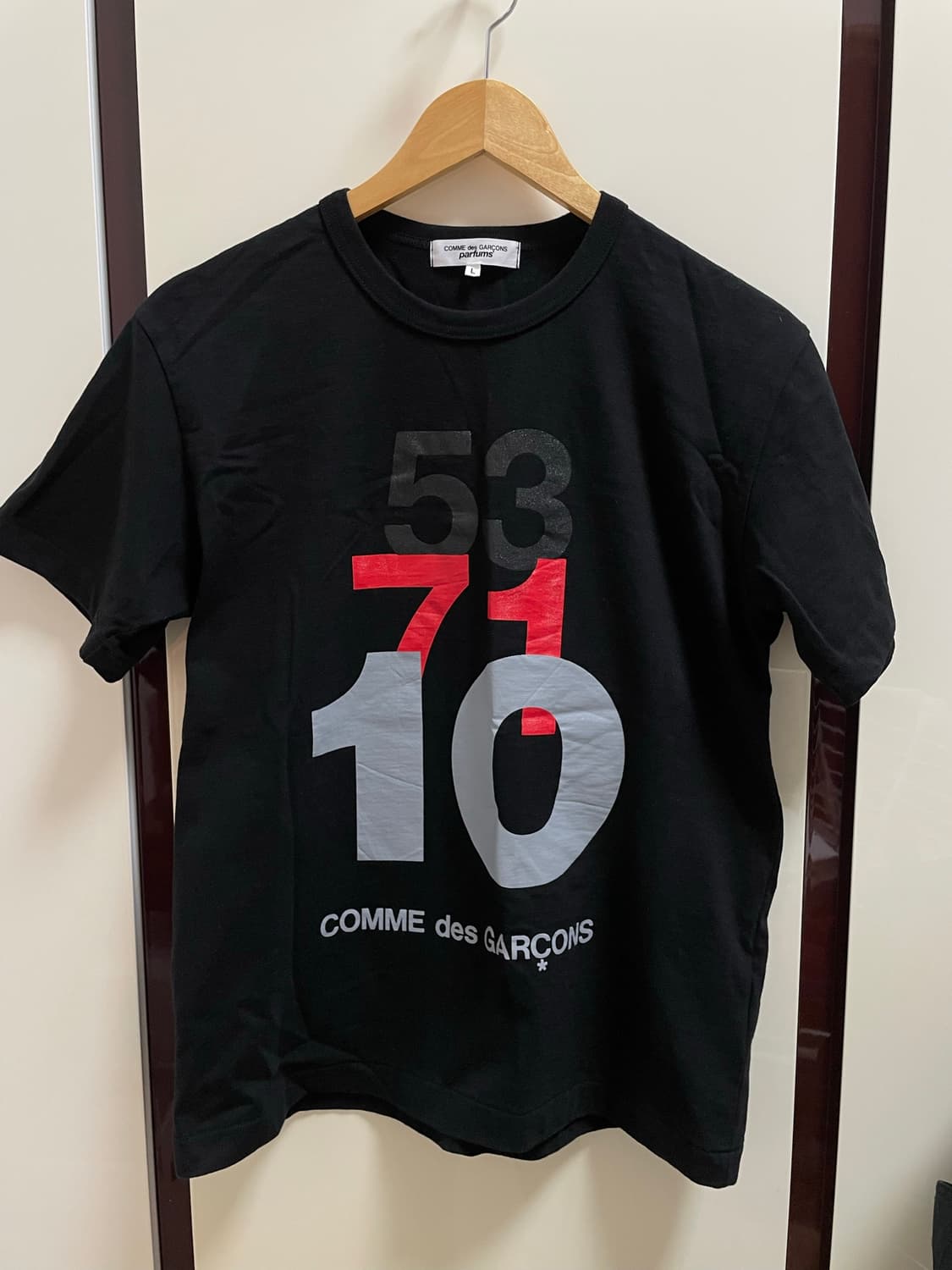 [L] 꼼데가르송 퍼퓸 30주년 기념 티셔츠 상품이미지1